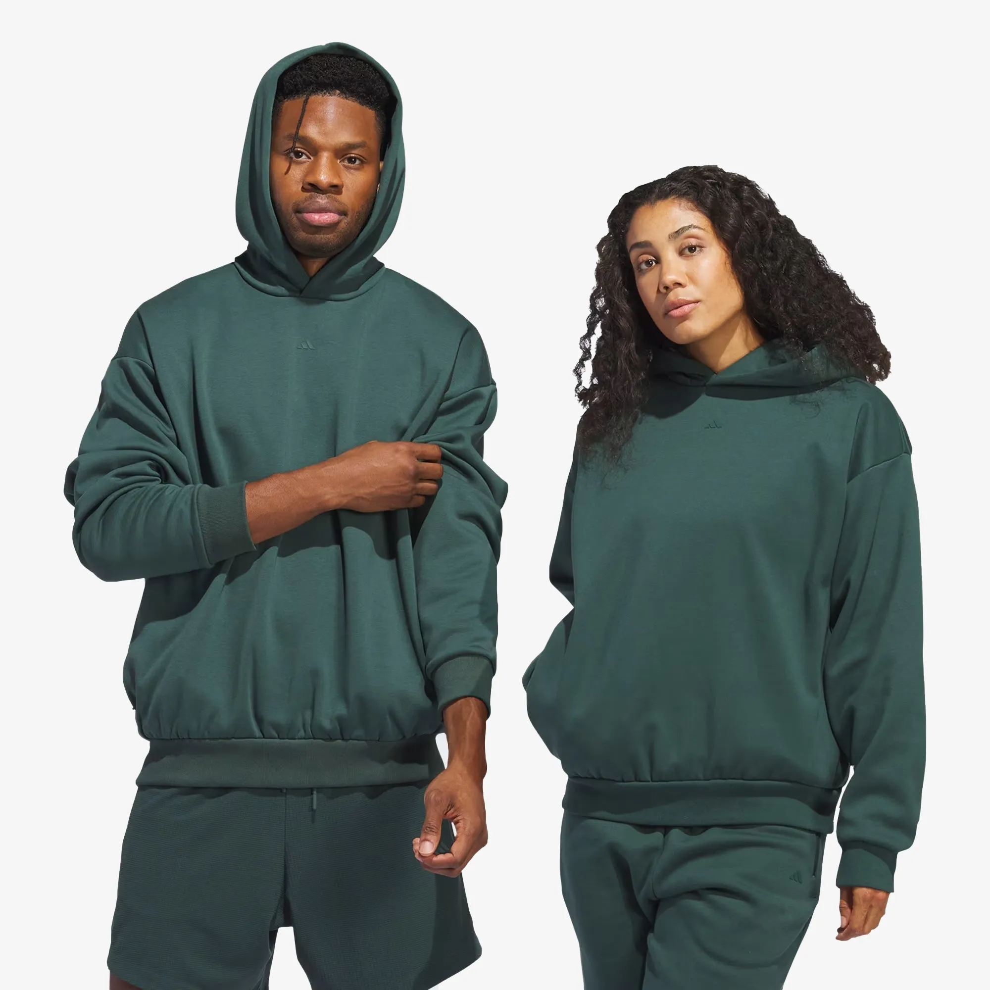 Adidas Originals | BASKETBALL HOODIE  { MINERAL GREEN