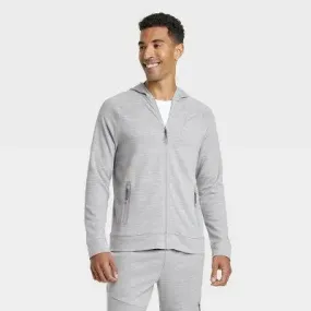 All in Motion Men's Ponte Full-Zip Hoodie with Mesh Lining