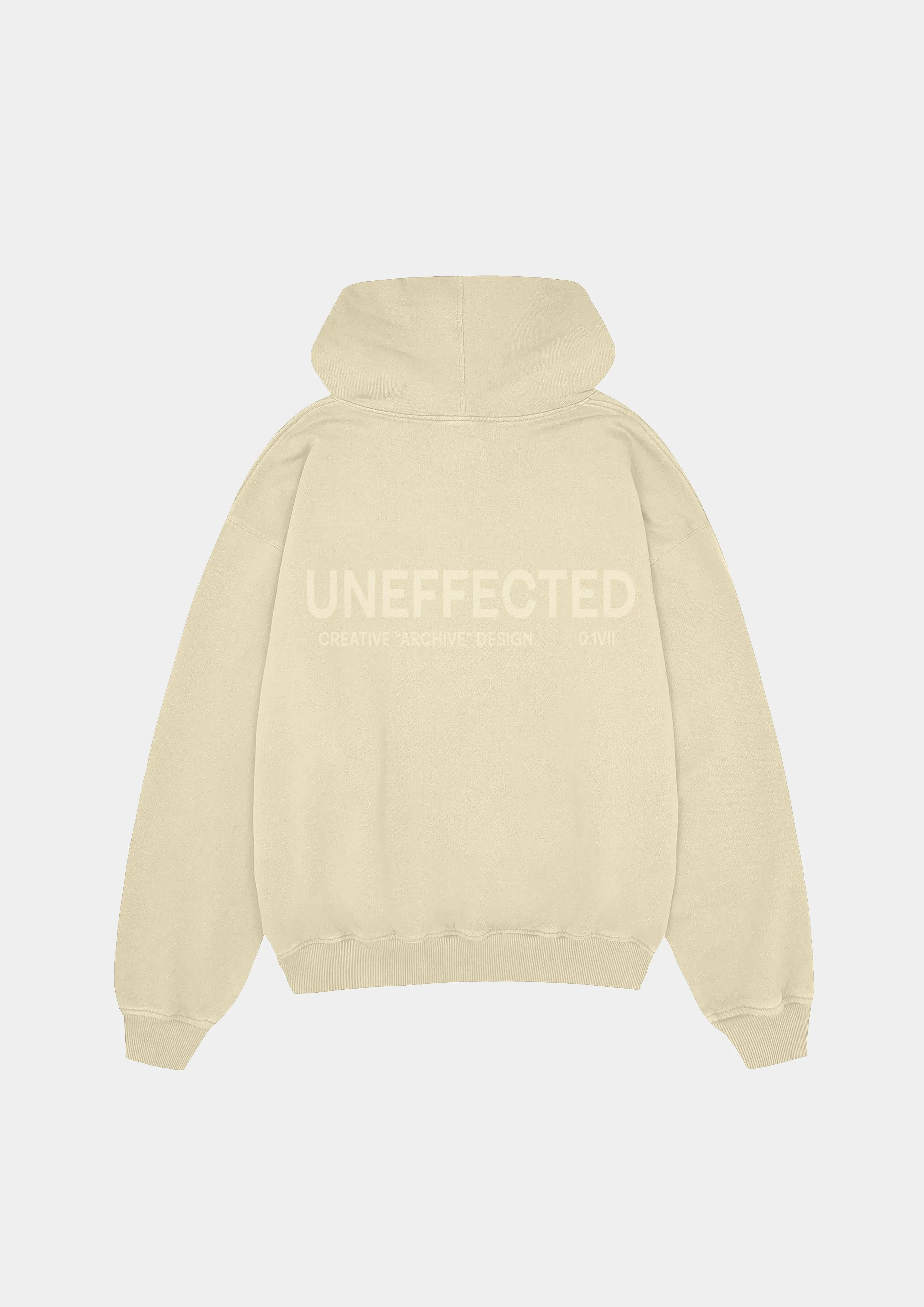 Archive Logo Oversized Hoodie - Stone