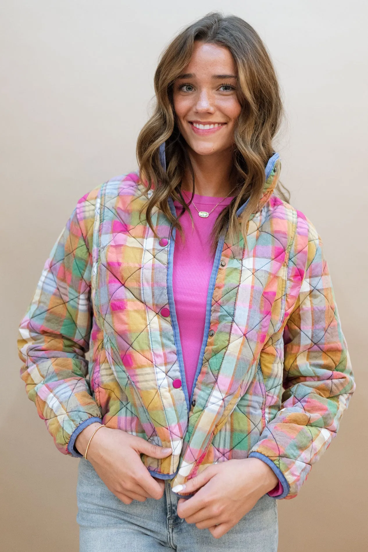 Aria Vintage Quilted Jacket