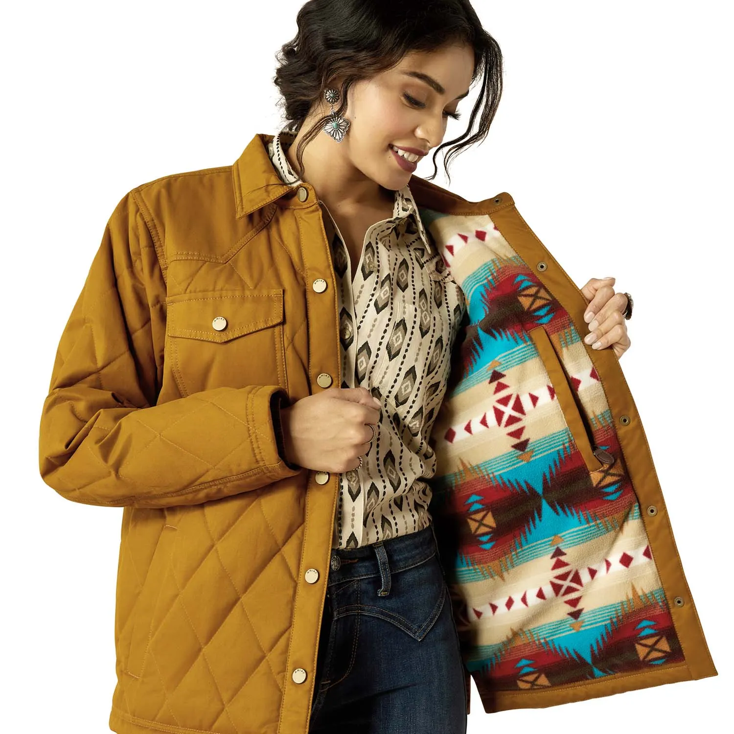 Ariat Women's Grizzly Quilted Barn Jacket