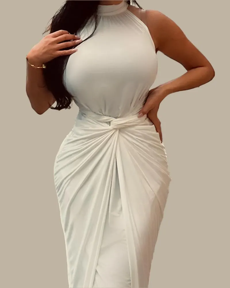 Autumn and winter women's clothing  sleeveless waist strap tight long skirt