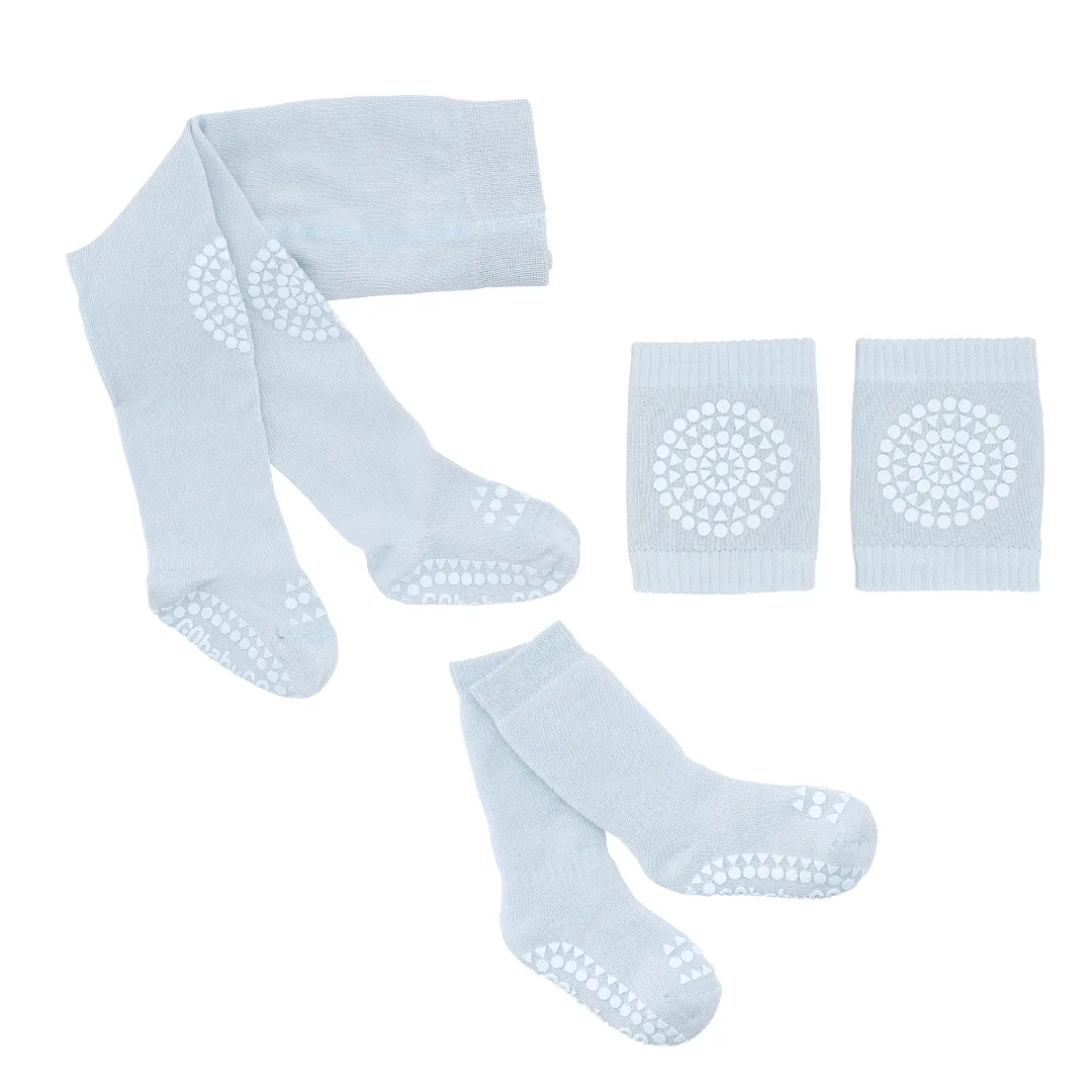 Baby Crawling Starter kit with grip  - Sky Blue