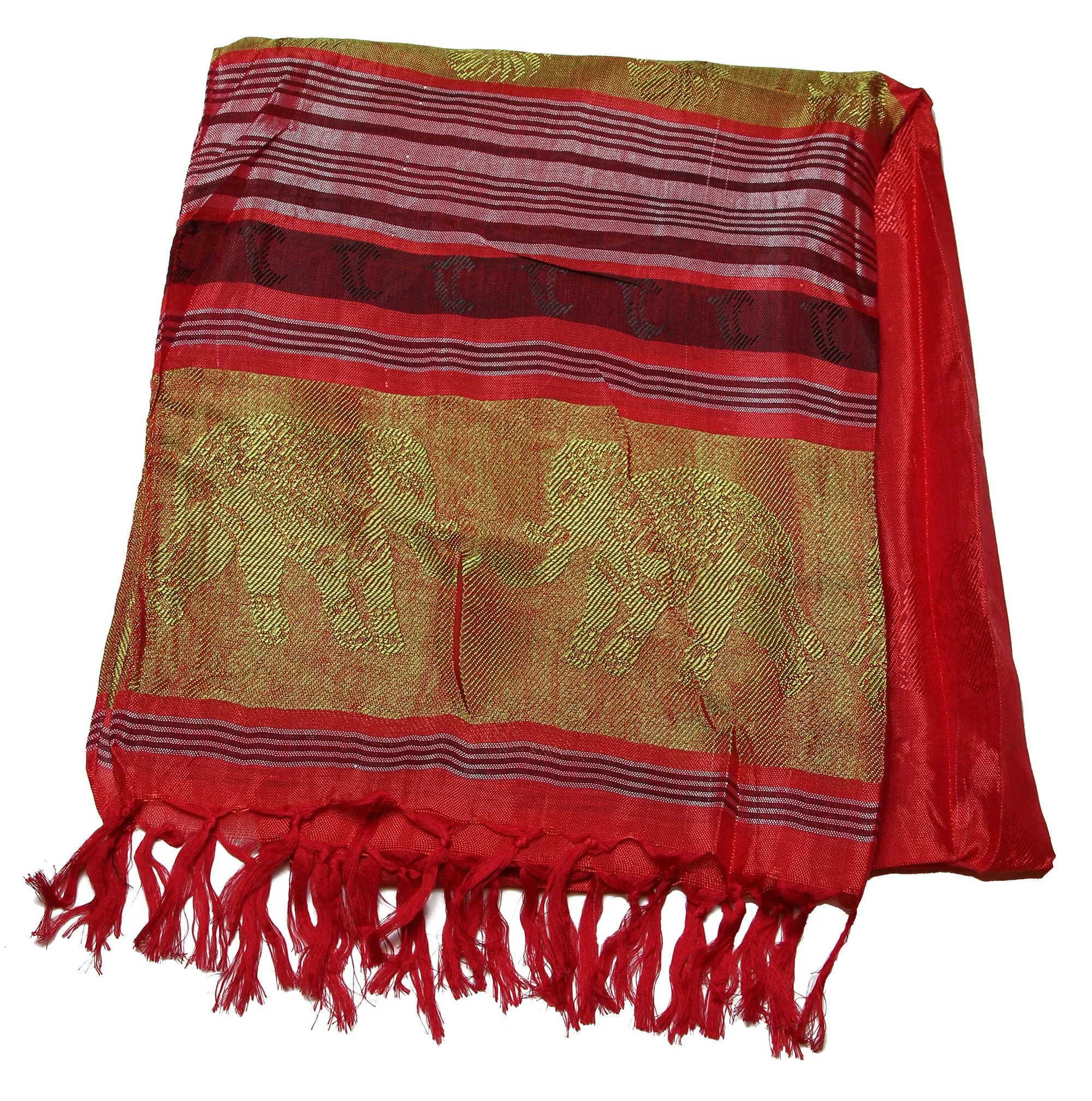 Beautiful hand made Nepal Pashmina Scarf Shawl Red