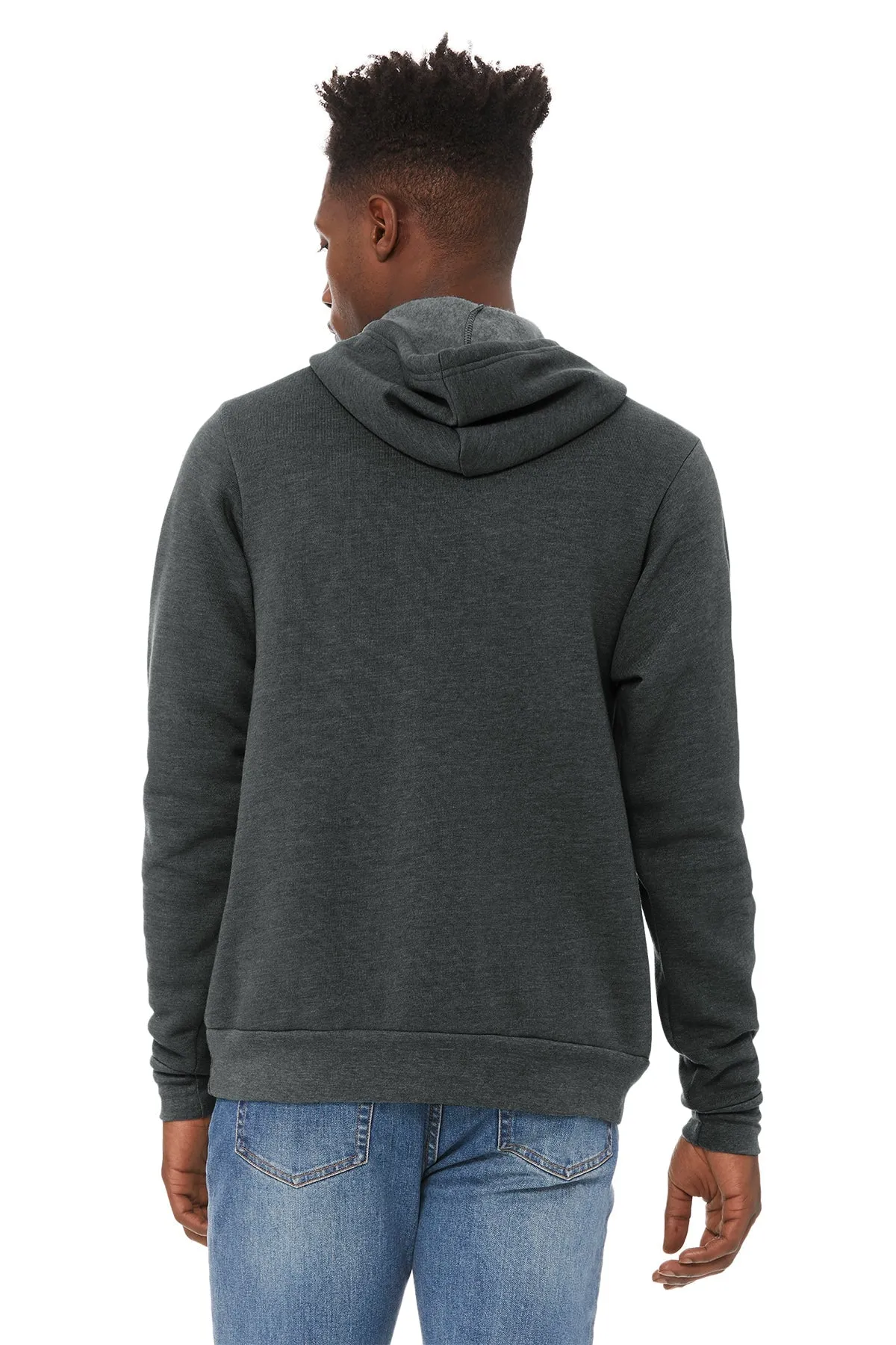 Bella Canvas Unisex Sponge Fleece Hoodie, Dark Grey