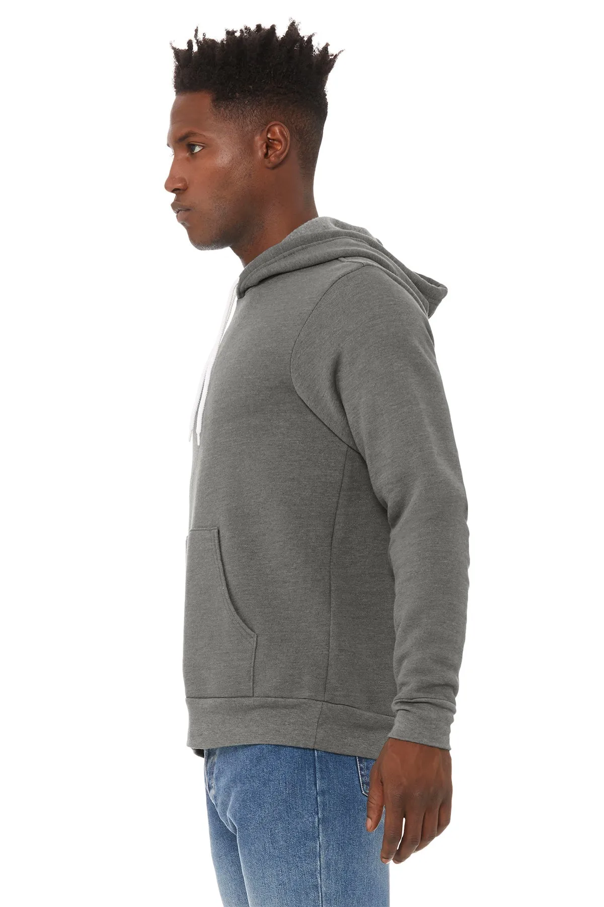 Bella Canvas Unisex Sponge Fleece Hoodie, Deep Heather