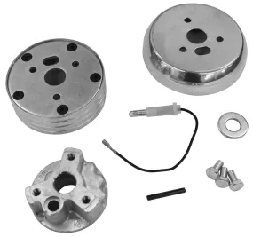 Billet Polished Steering Wheel Installation Kit GR5162-1