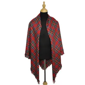 Black Watch Weathered Light Weight Tartan Shawl