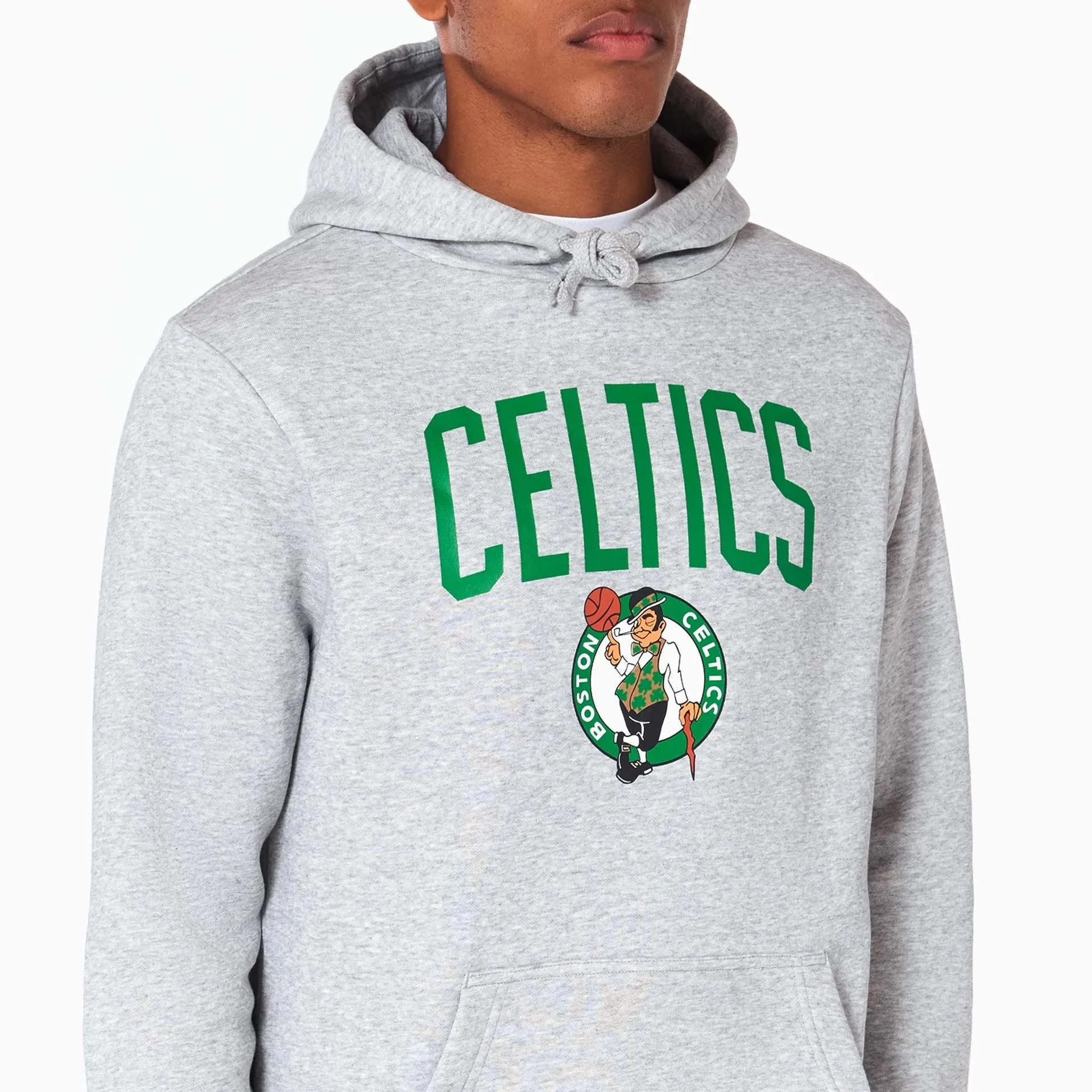 Boston Celtics NBA Grey Pullover Hoodie