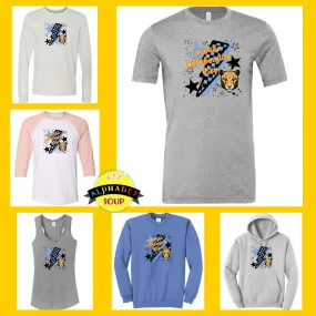 Carolina Collaborative Prep Lightening Bolt Design On Adult And Youth Tees And Sweatshirts