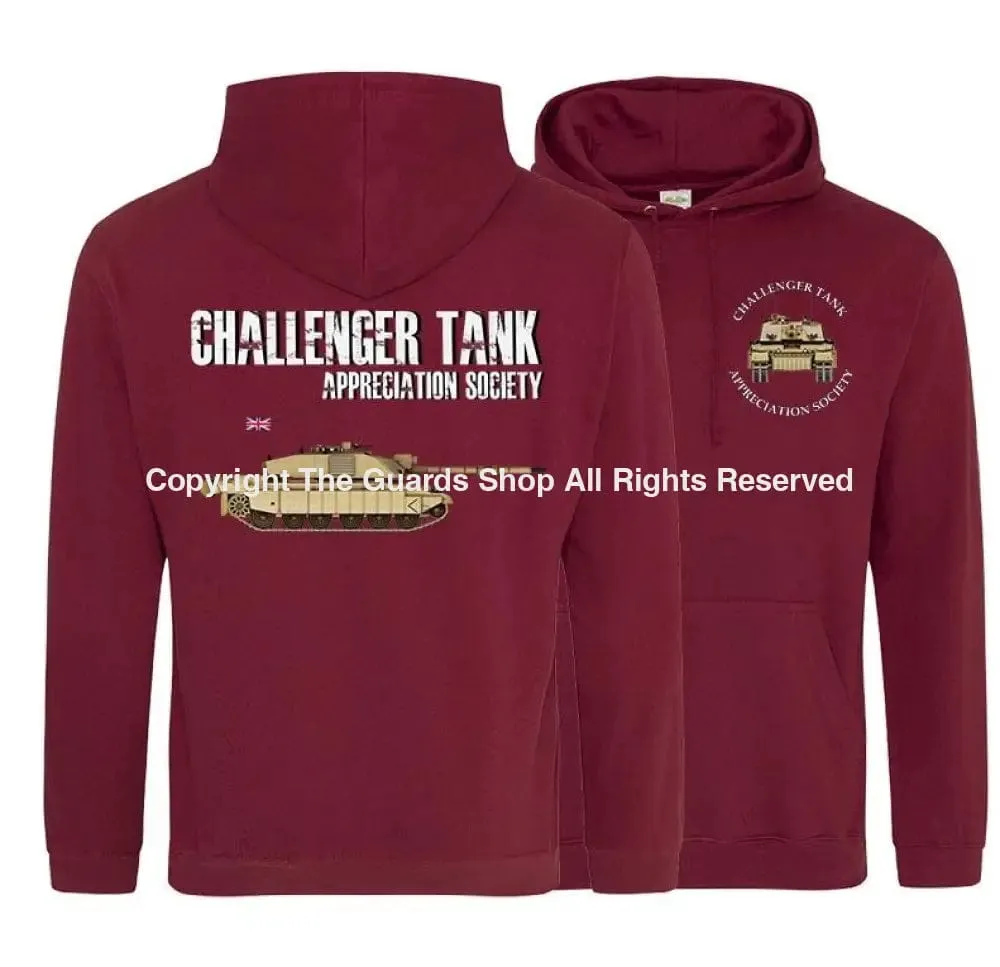 CHALLENGER TANK APPRECIATION SOCIETY Double Side Printed Hoodie