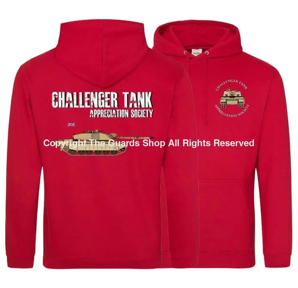 CHALLENGER TANK APPRECIATION SOCIETY Double Side Printed Hoodie