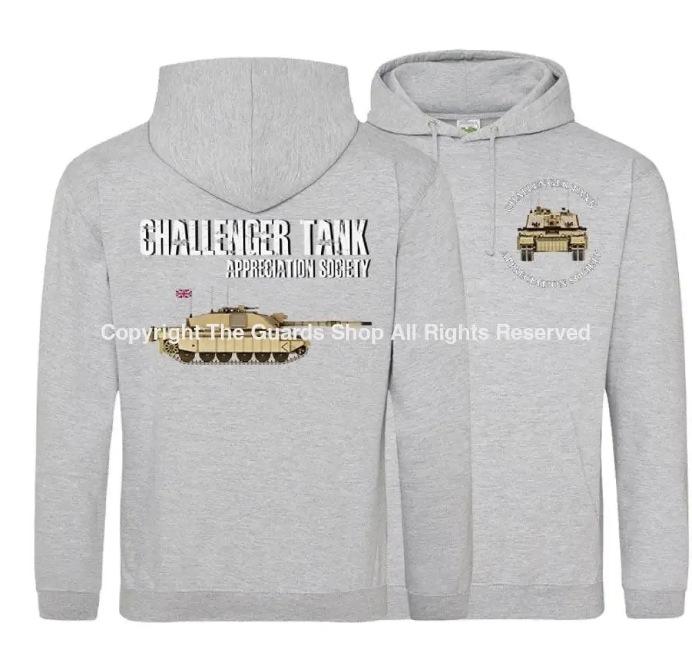 CHALLENGER TANK APPRECIATION SOCIETY Double Side Printed Hoodie