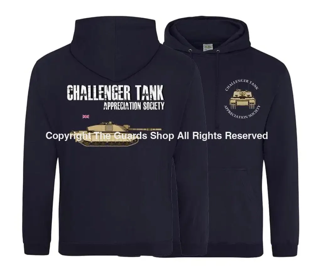 CHALLENGER TANK APPRECIATION SOCIETY Double Side Printed Hoodie