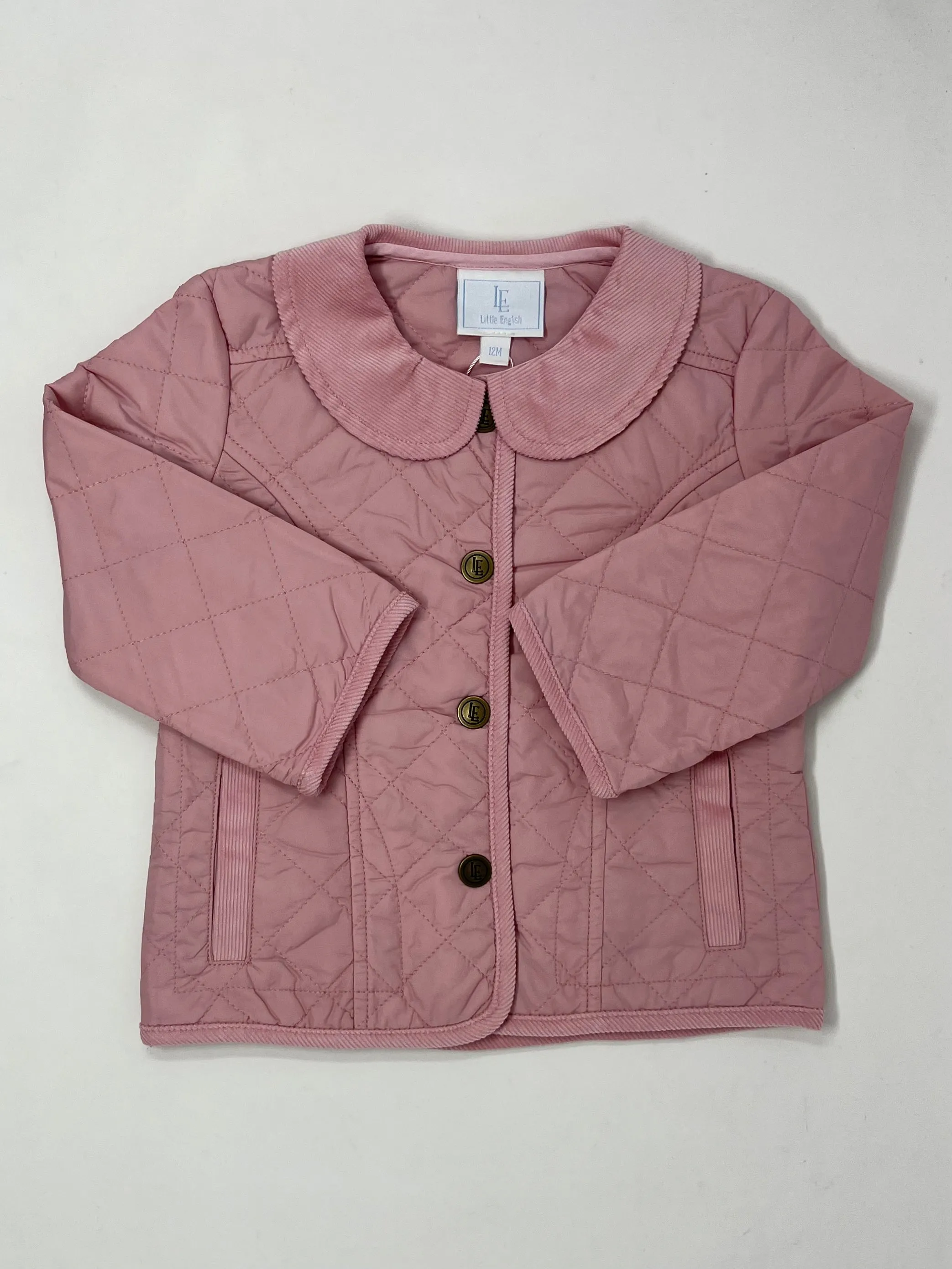 Classic Quilted Jacket - Light Pink