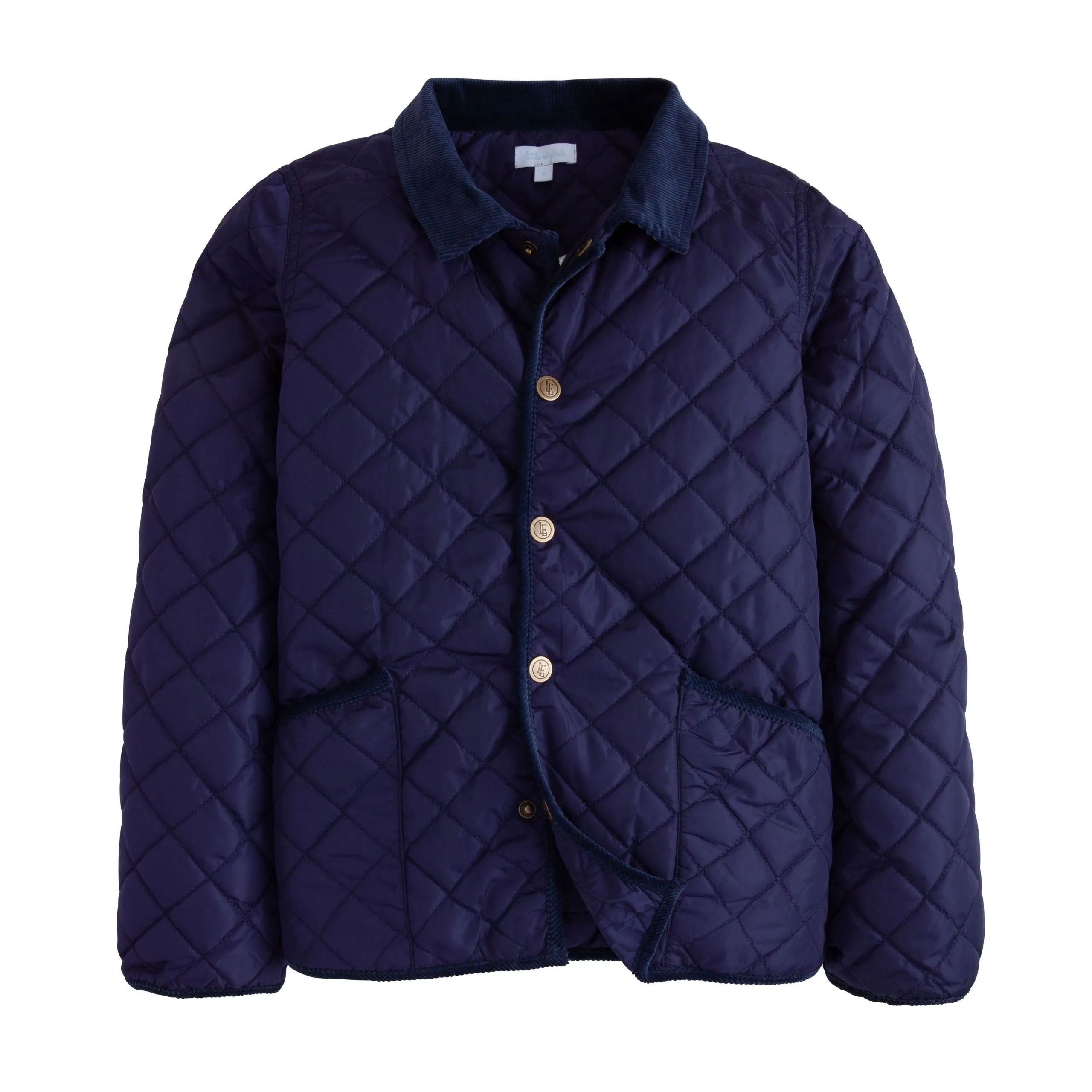 Classic Quilted Jacket - Navy