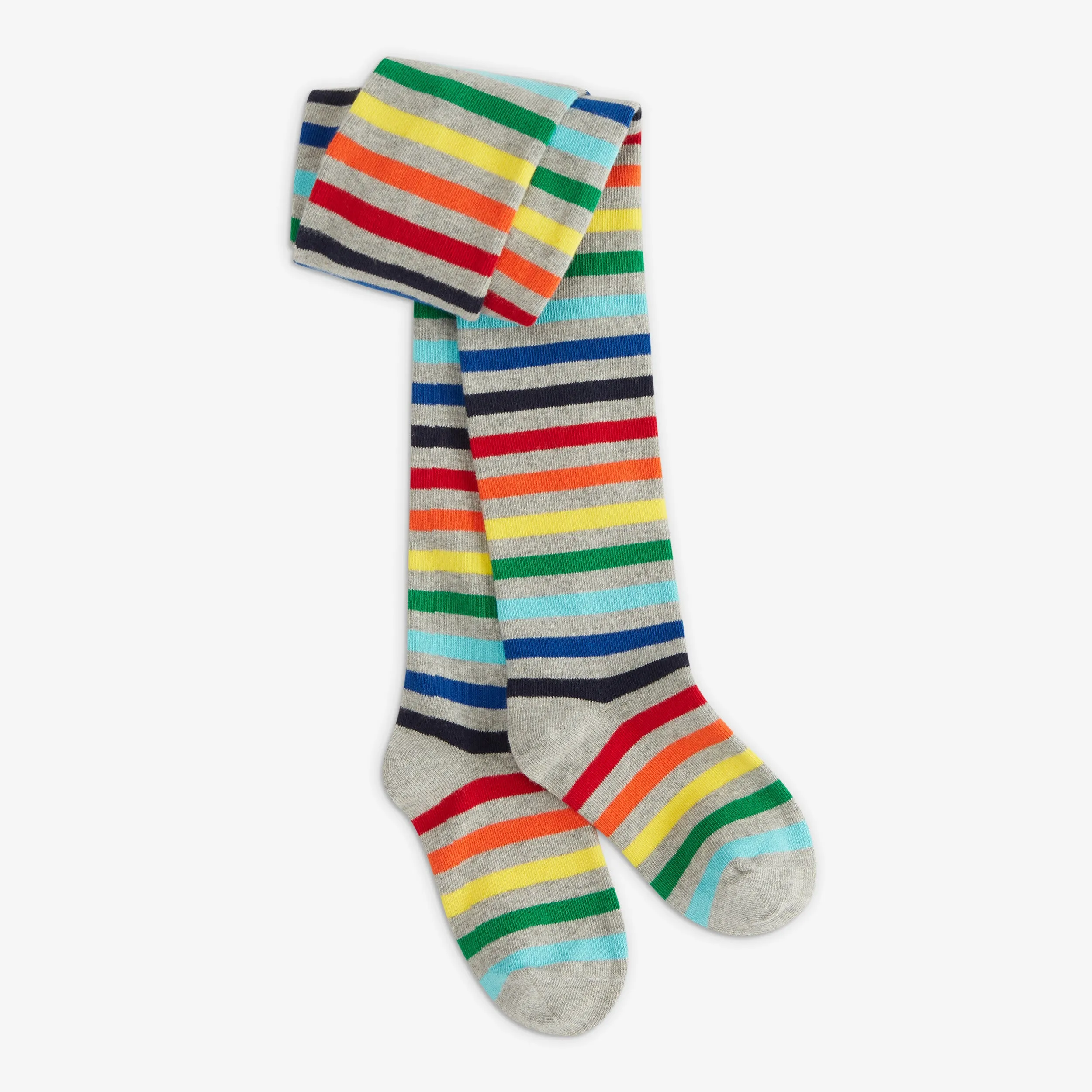 Clearance tights in rainbow stripe