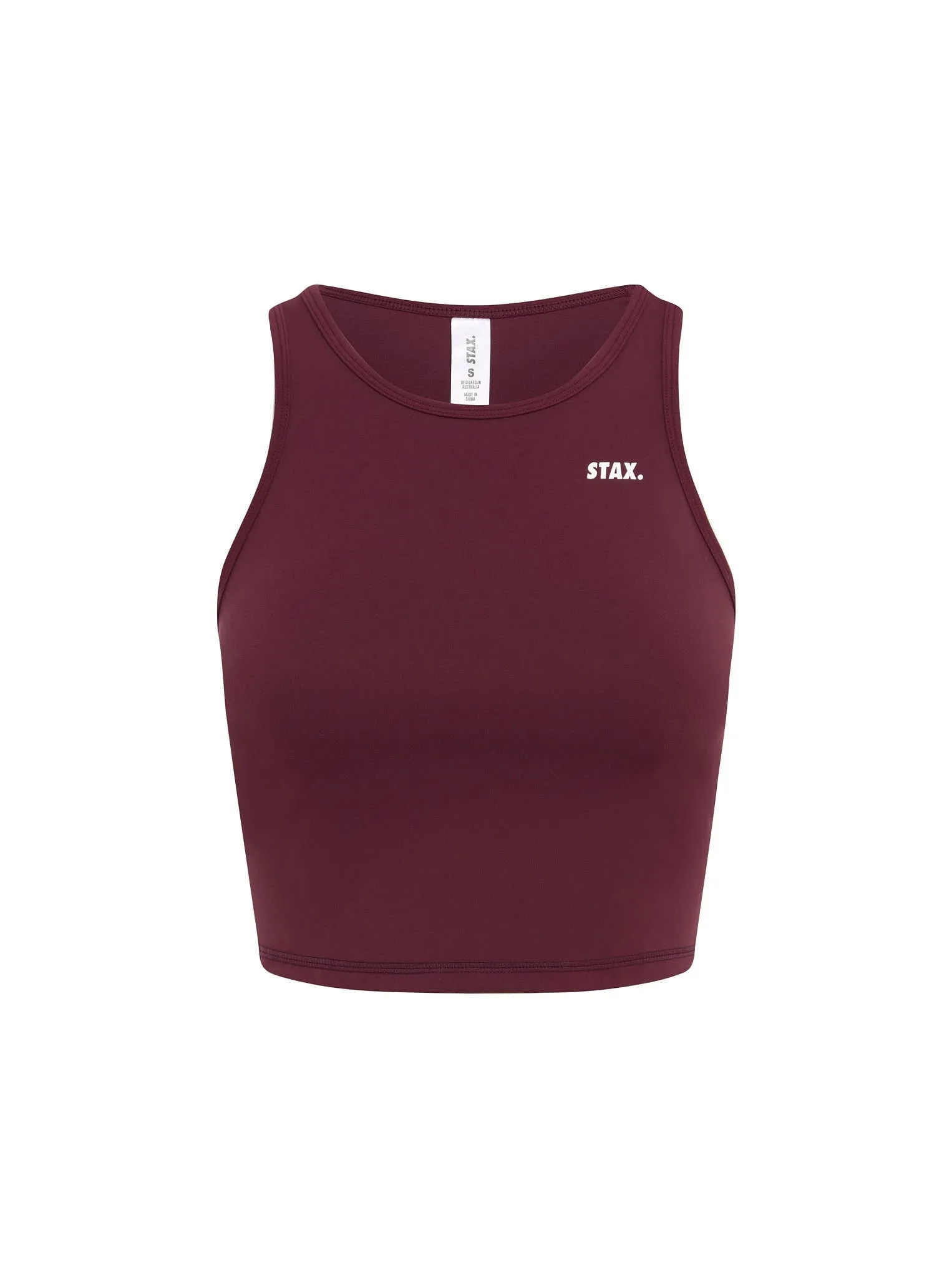 Cropped Tank NANDEX ™ Maple - Burgundy