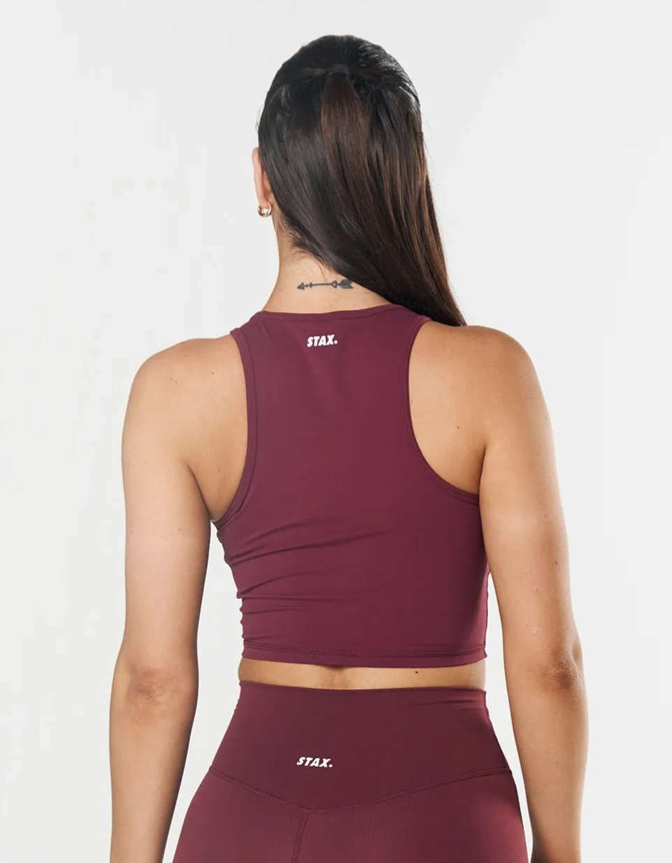 Cropped Tank NANDEX ™ Maple - Burgundy