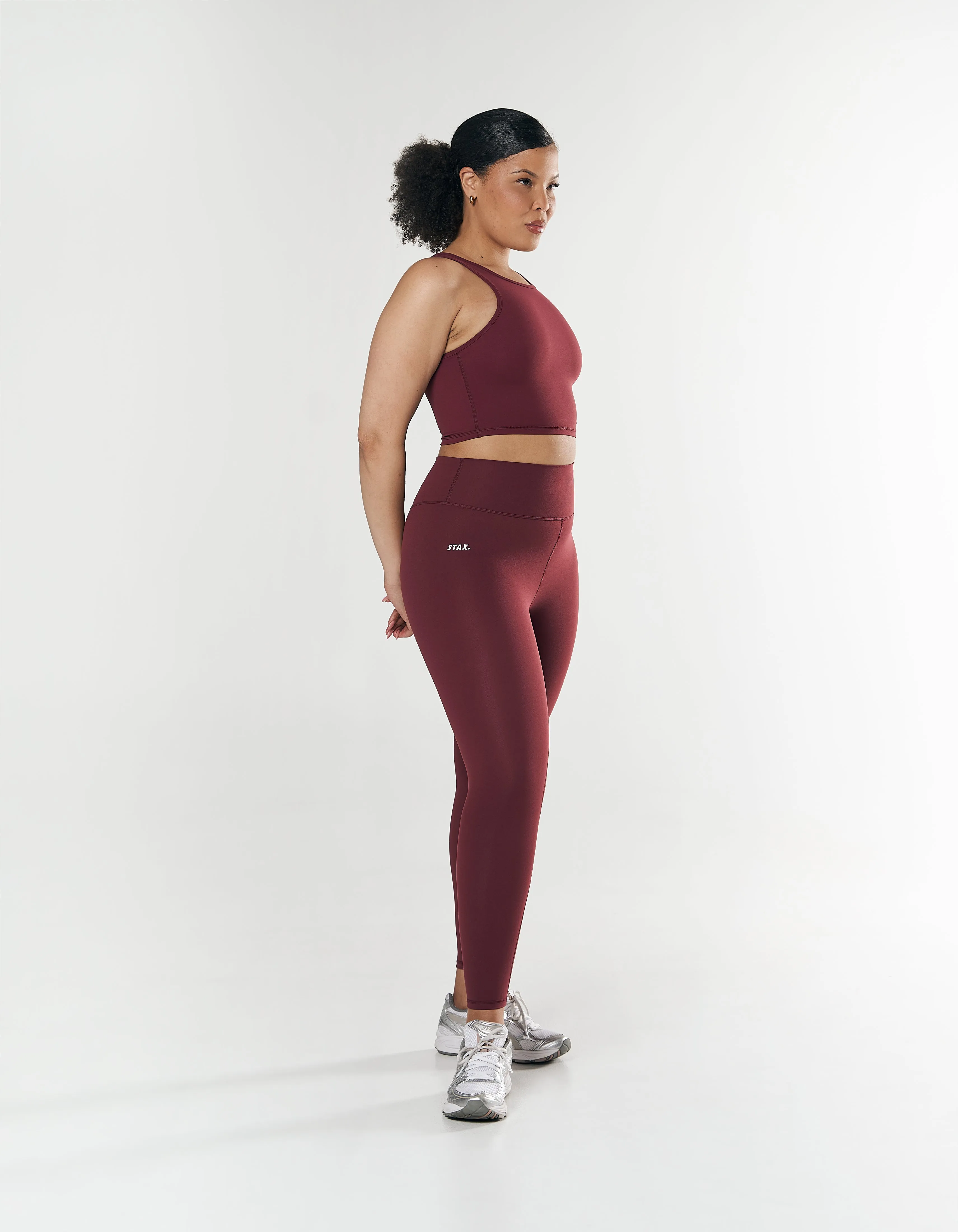 Cropped Tank NANDEX ™ Maple - Burgundy