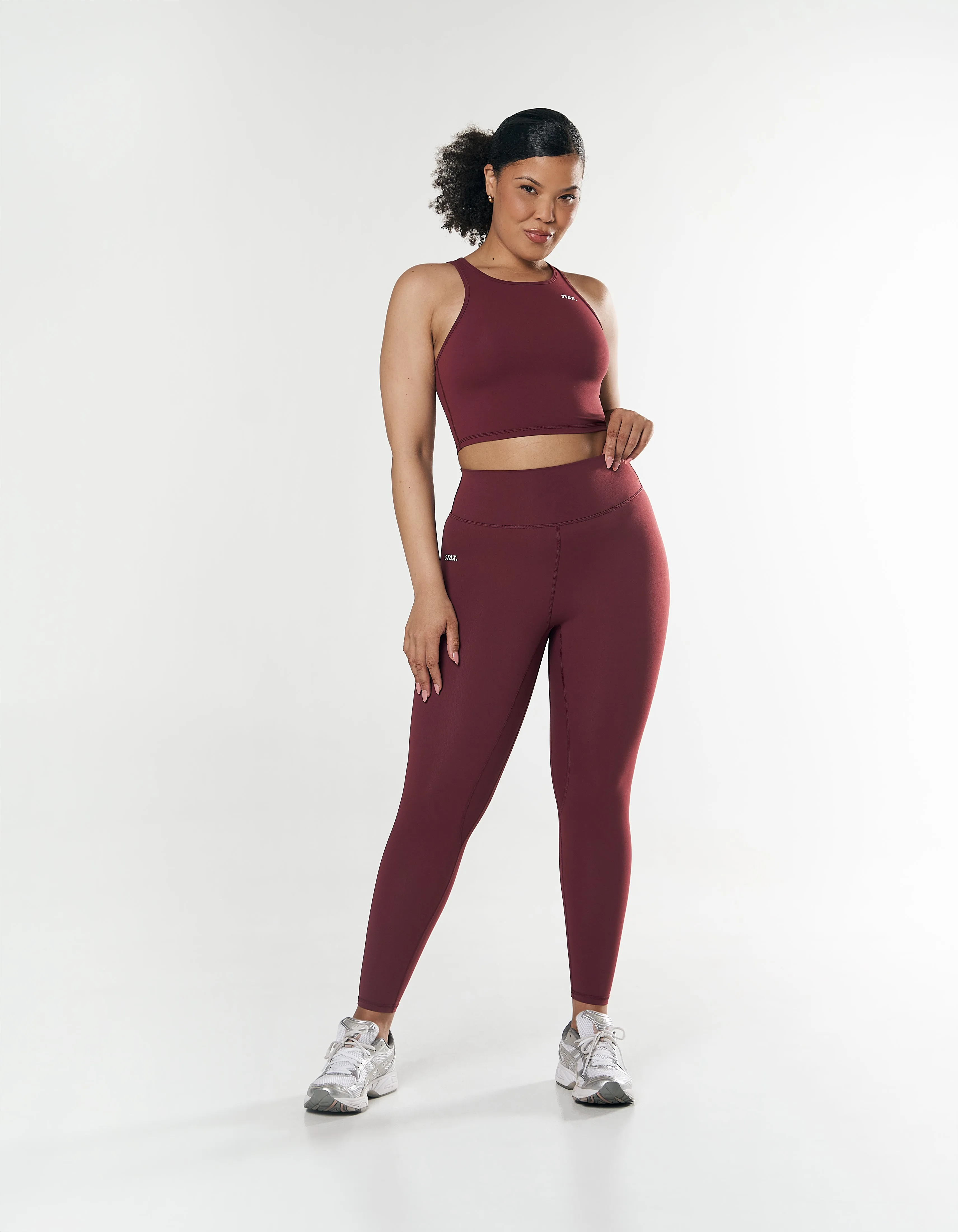 Cropped Tank NANDEX ™ Maple - Burgundy