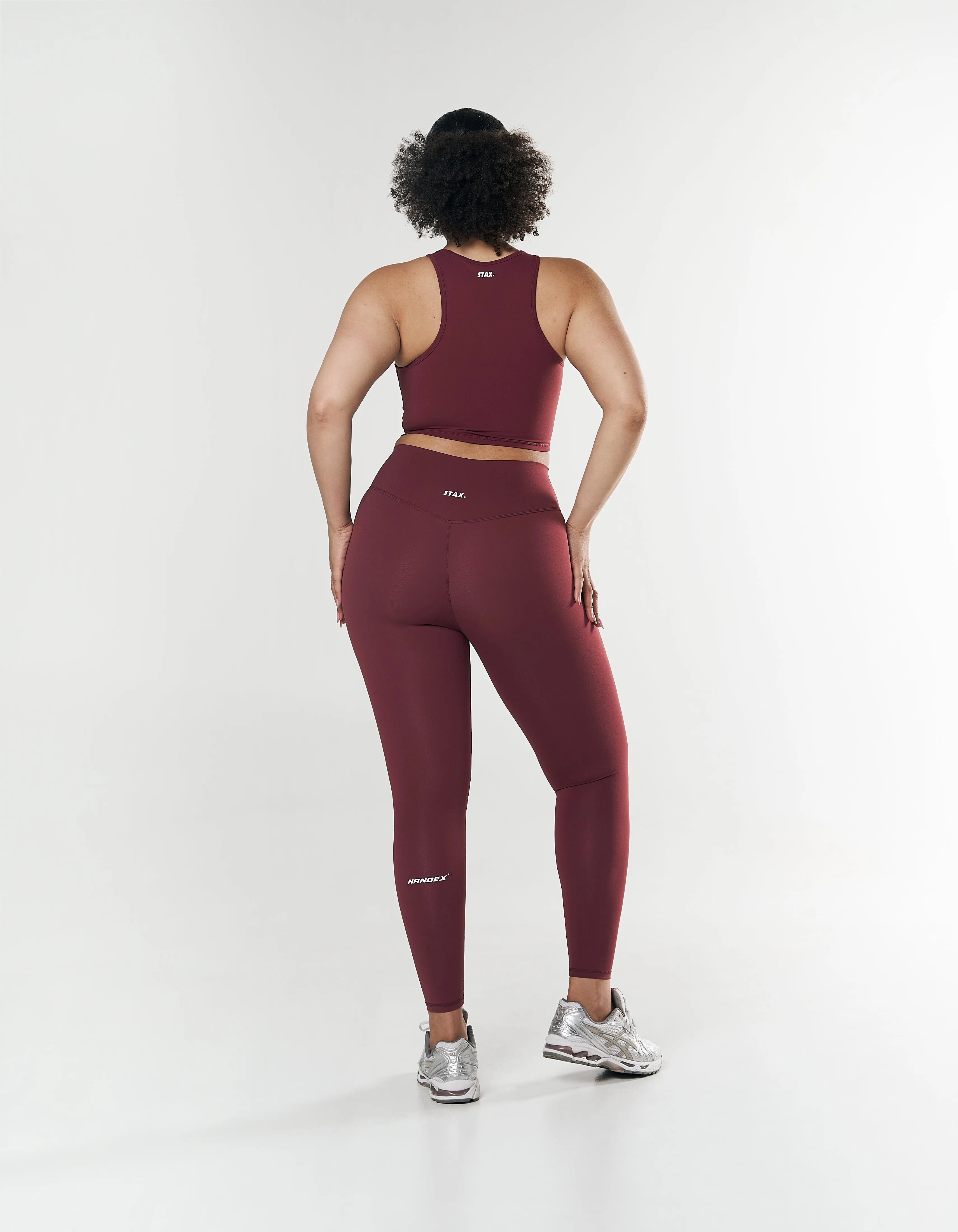 Cropped Tank NANDEX ™ Maple - Burgundy