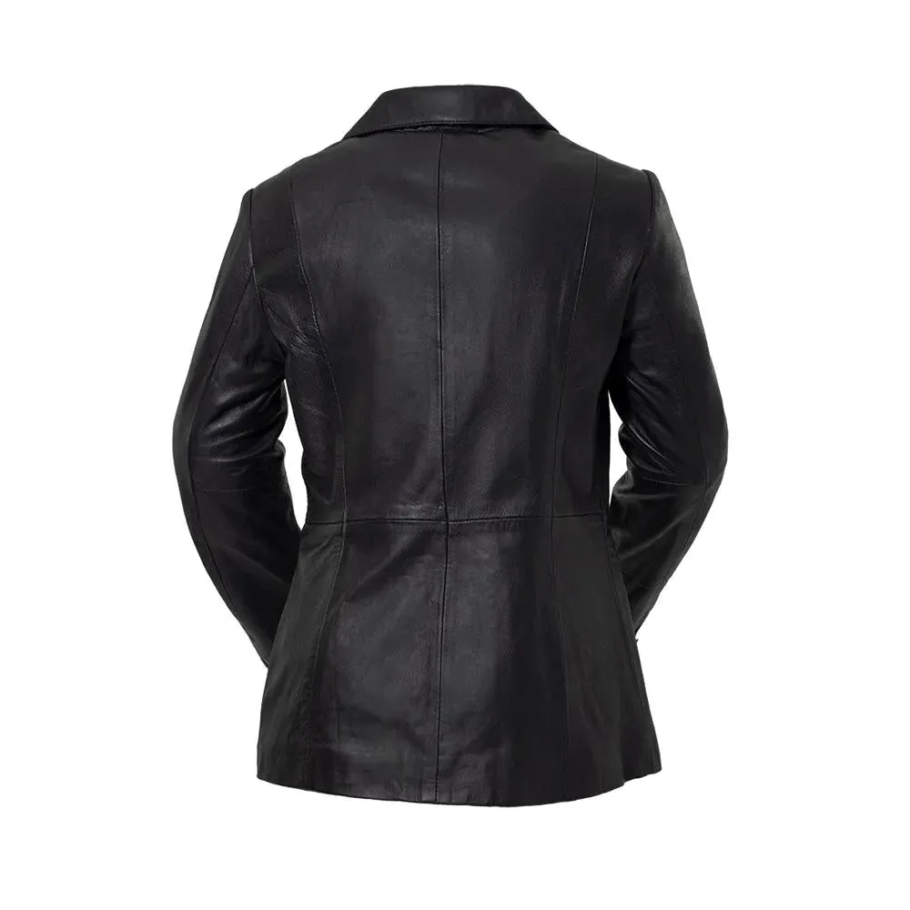 Dahlia Womens Fashion Leather Jacket