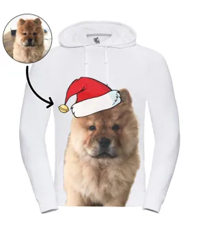 Dog Face Men's Christmas Hoodie