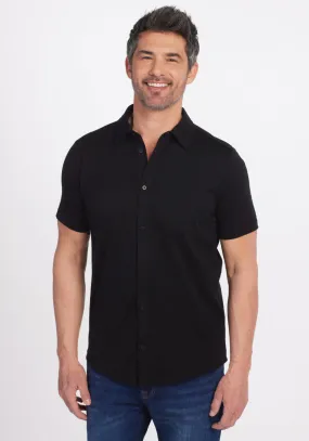 Endi Full Button Down Shirt - Black