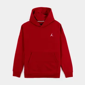 Essentials Fleece Pullover Mens Hoodie (Red)