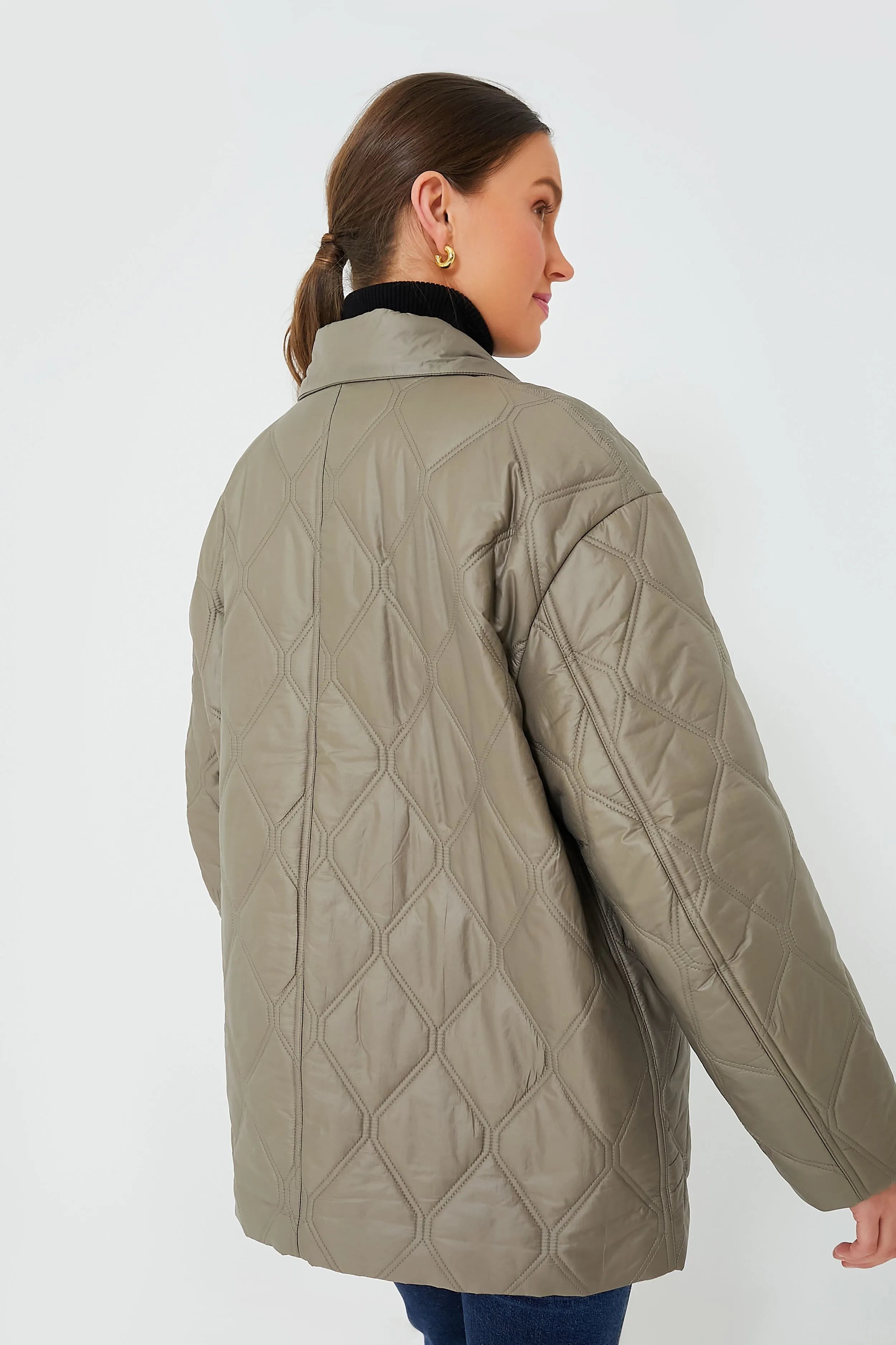 Fallen Rock Shiny Quilt Jacket