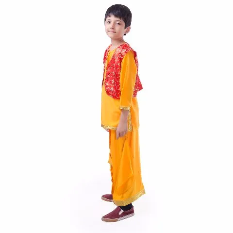 Fancydresswale Punjabi Bhangra Baisakhi Folk Dance Costume for Boys and Men, bhangda dress