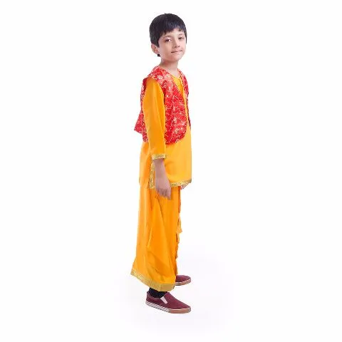 Fancydresswale Punjabi Bhangra Baisakhi Folk Dance Costume for Boys and Men, bhangda dress