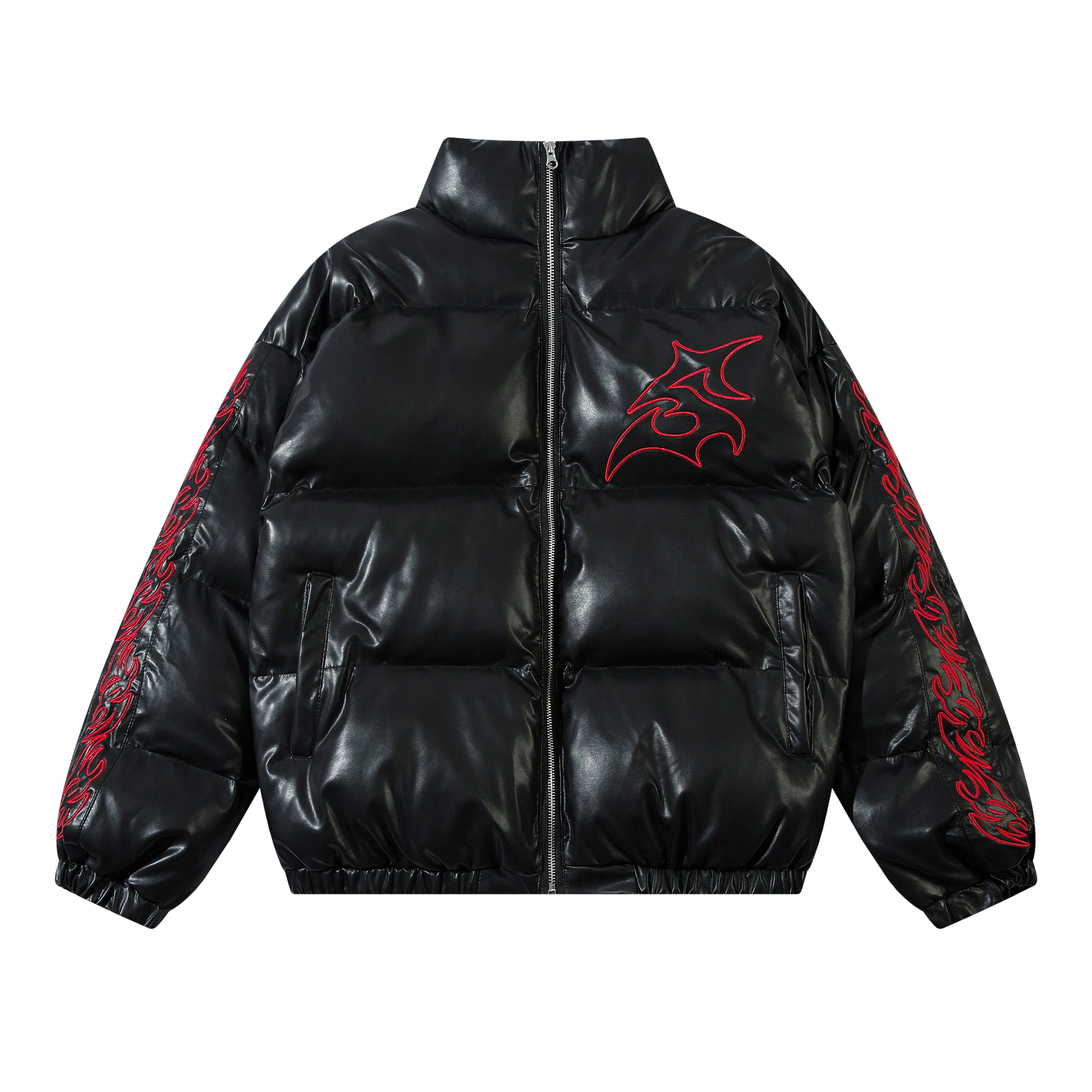 Flame | Shiny Graphic Puffer