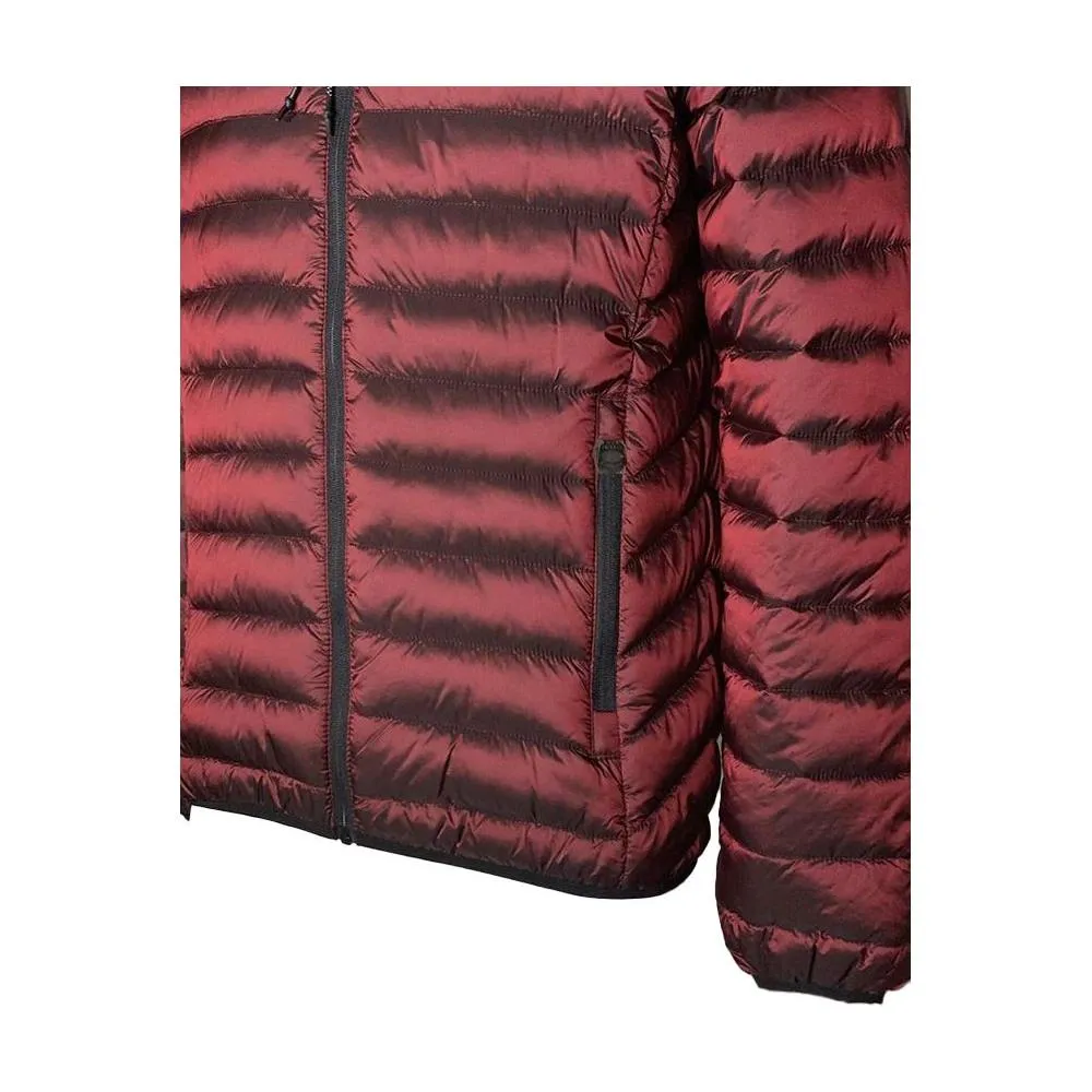 Fred Mello Elegant Pink Padded Jacket with Hood