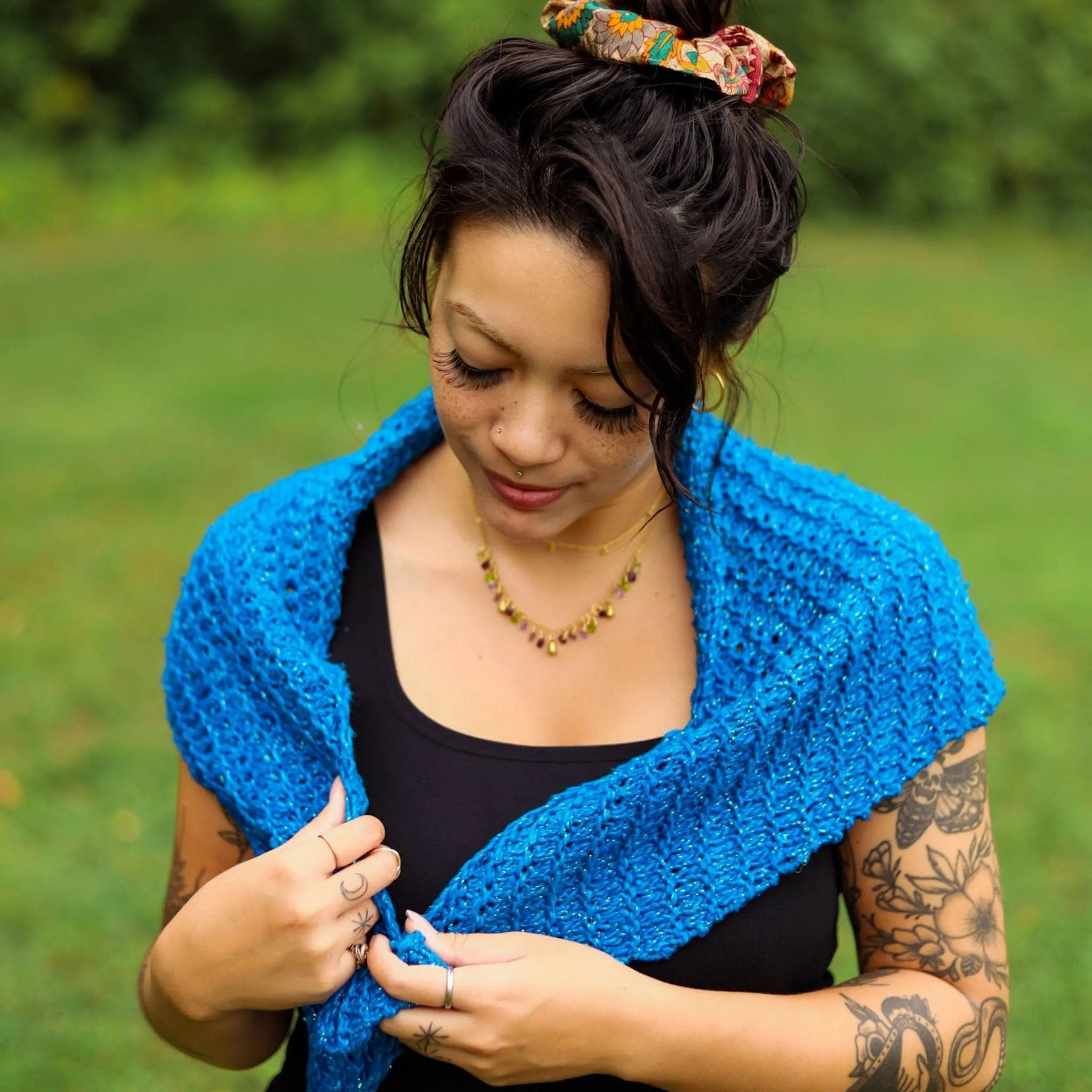 French Hen Shawl Knitting Pattern