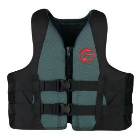 Full Throttle Adult Rapid-Dry Life Jacket - 2XL/4XL - Grey/Black [142100-701-080-22]