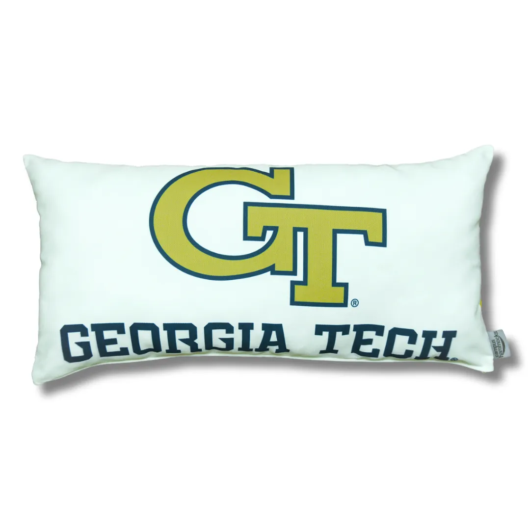 Georgia Tech Yellow Jackets Lumbar Pillow Cover | TECH