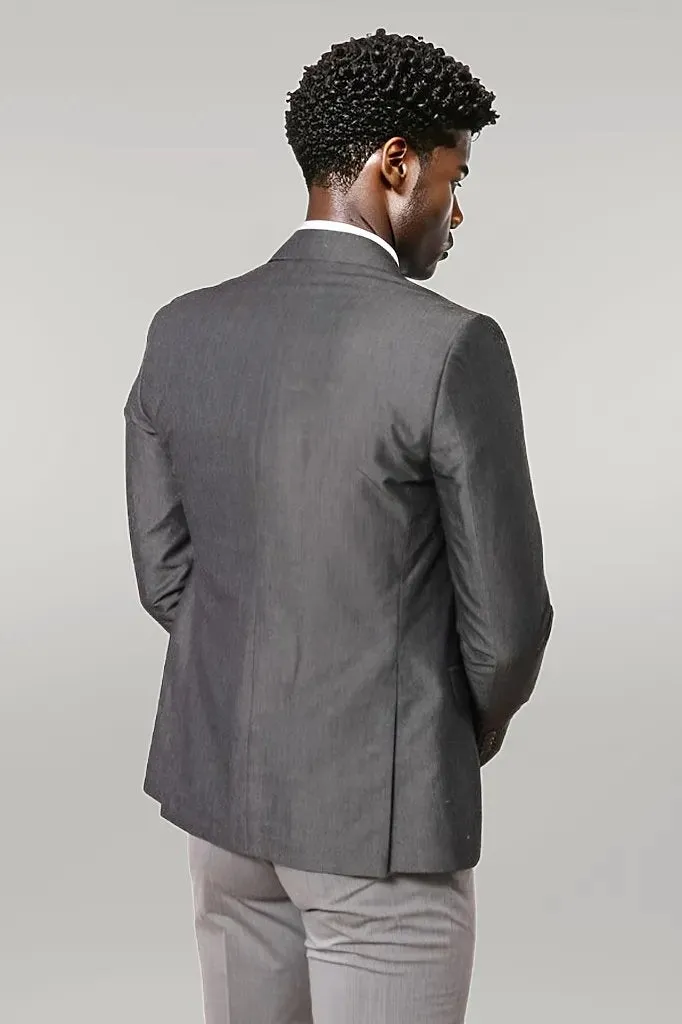 Grey Vested Suit  - Wessi