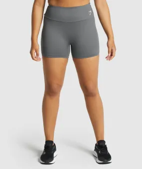 Gymshark Training Tights Shorts - Charcoal Grey