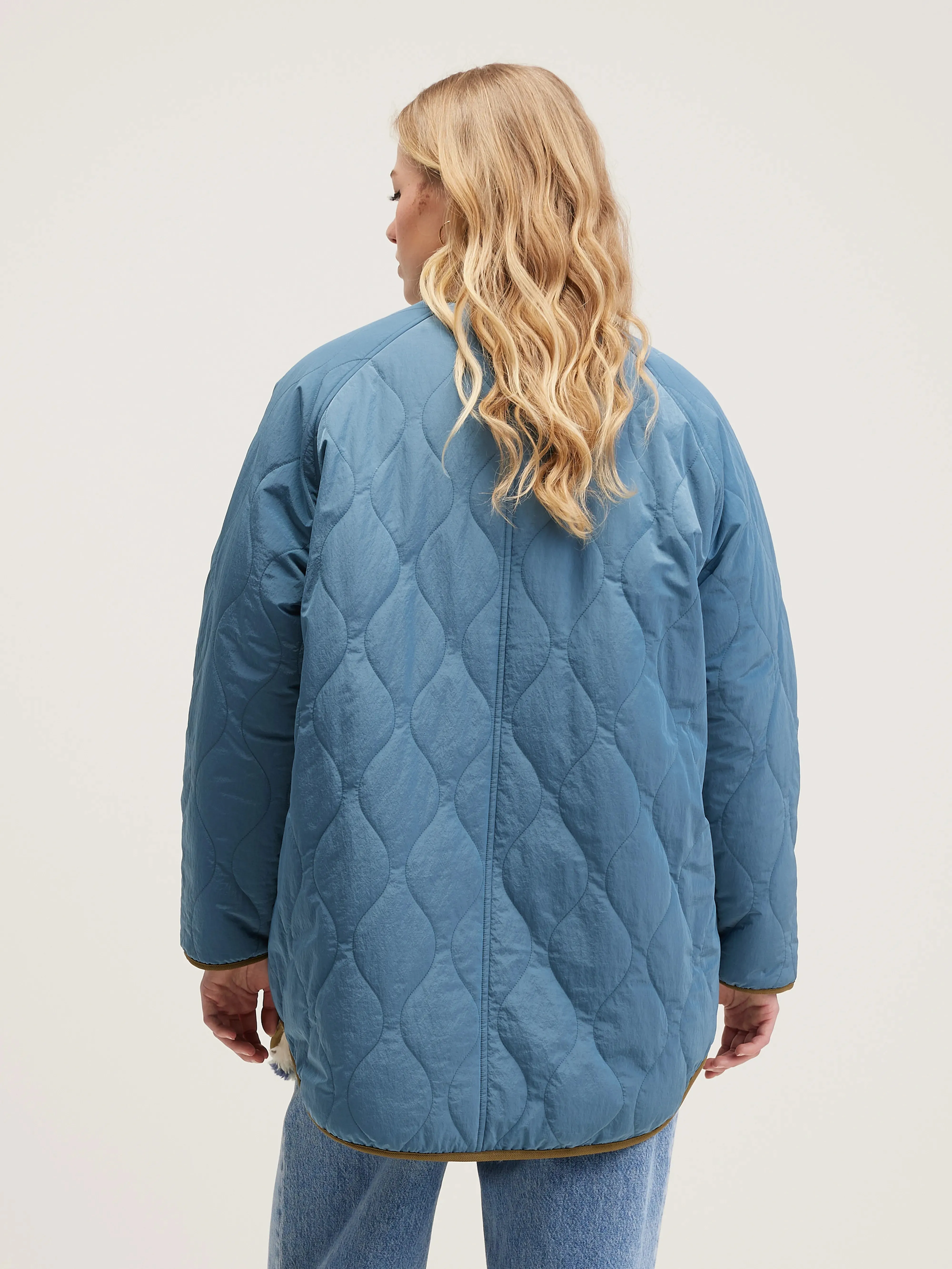 Hamon padded jacket (242 / W / BLUE EYES)