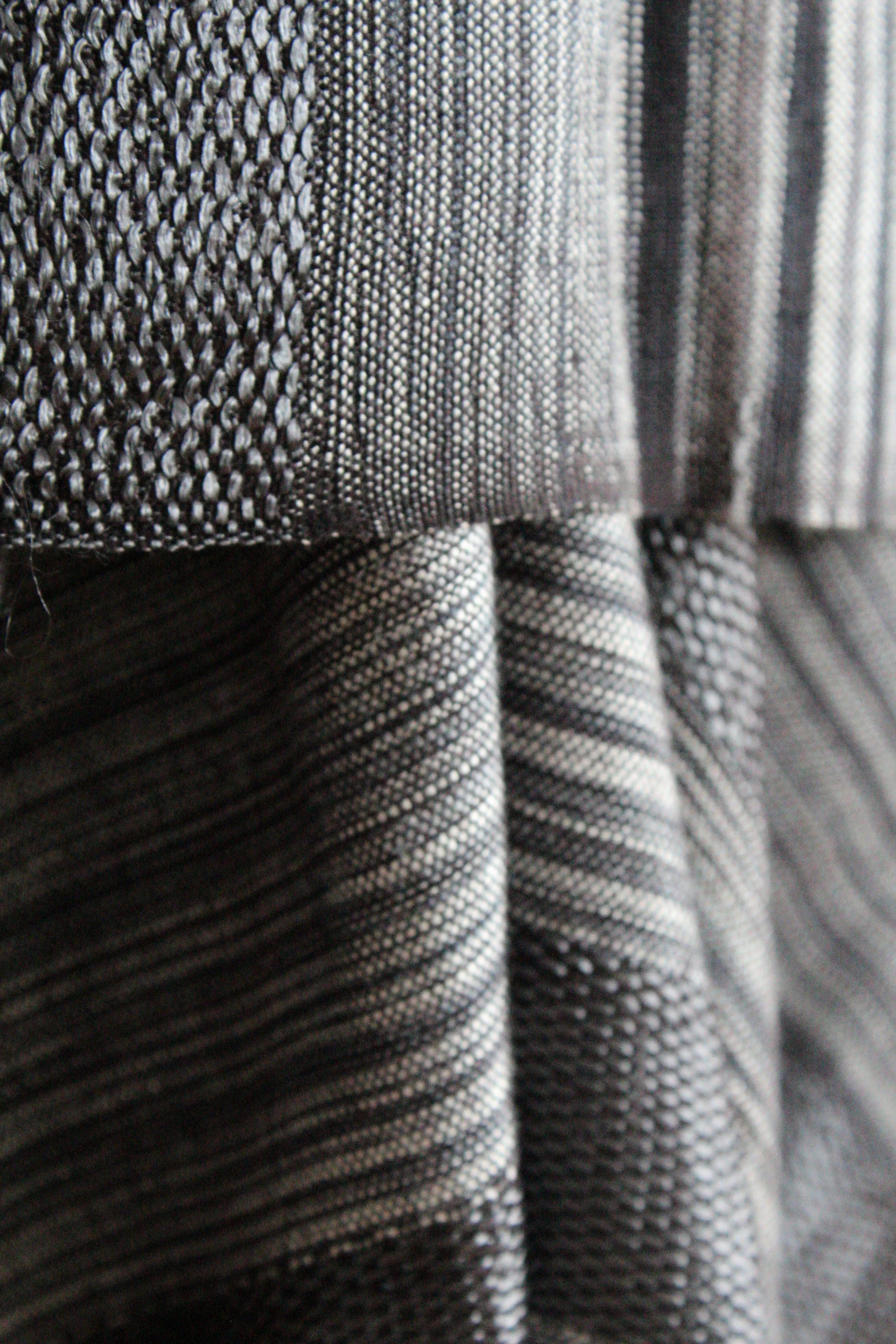 Helyat Handwoven Shawl - Shades of Gray