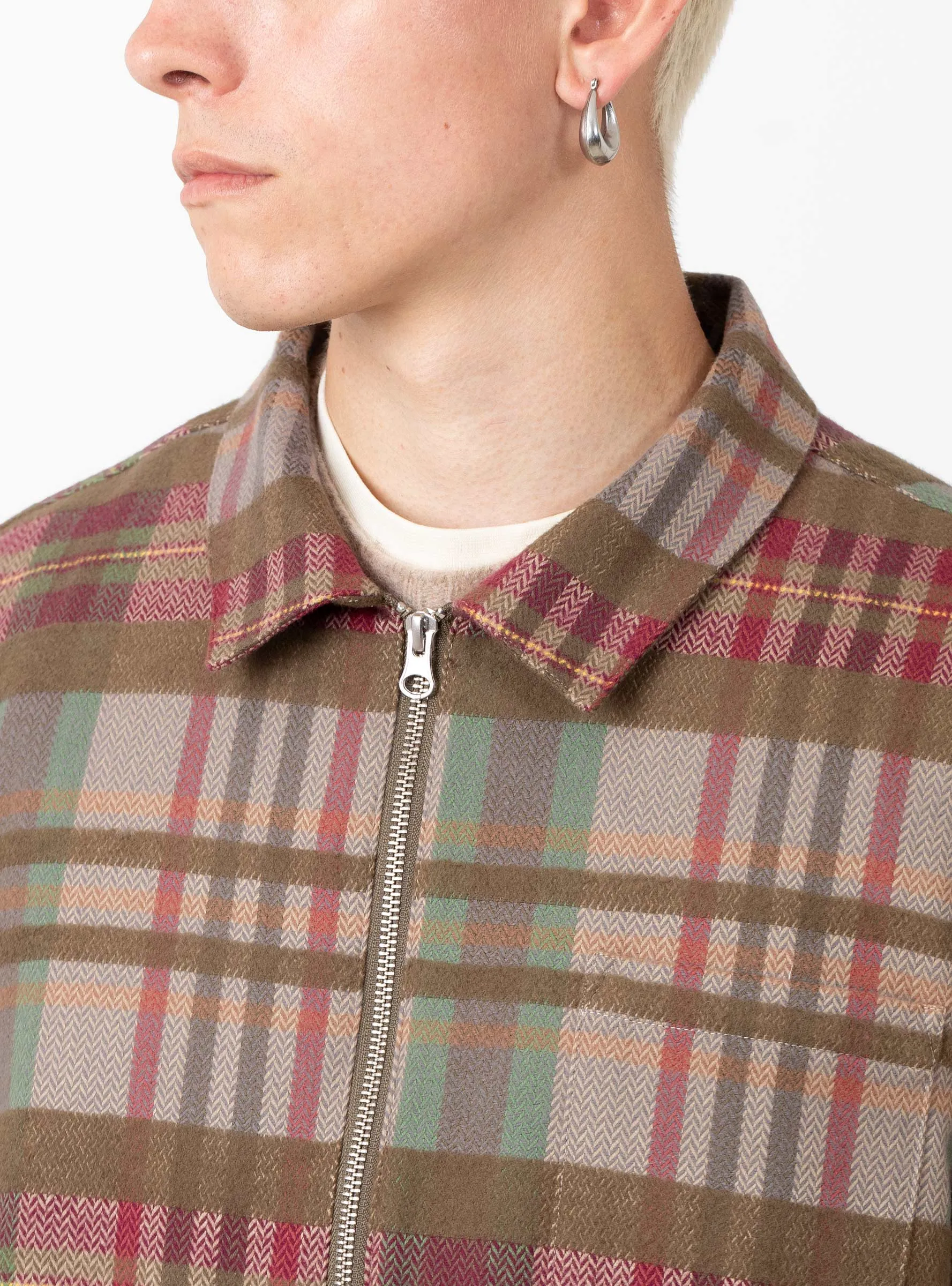 Herringbone Check Bowie Shirt Multi