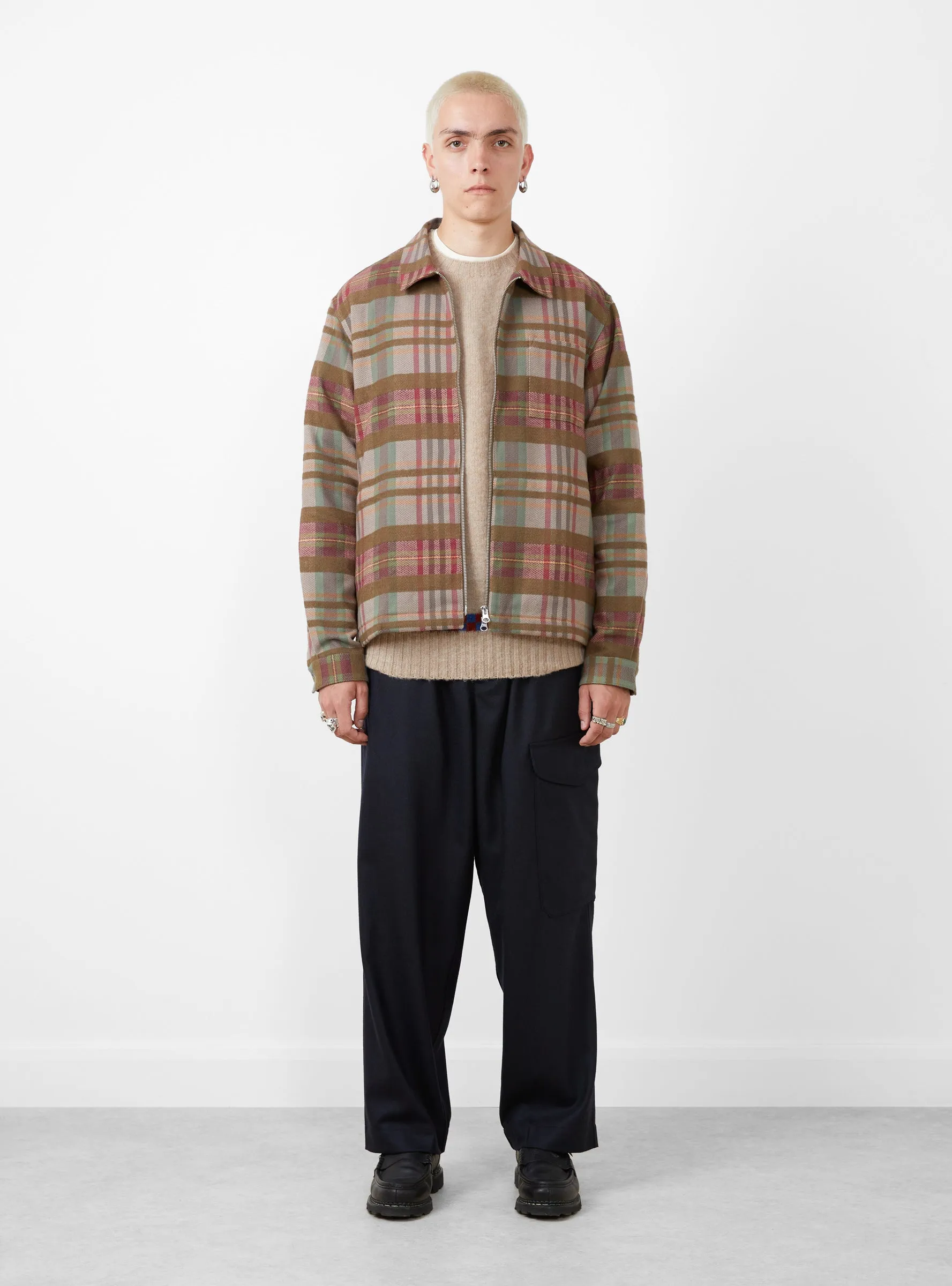 Herringbone Check Bowie Shirt Multi