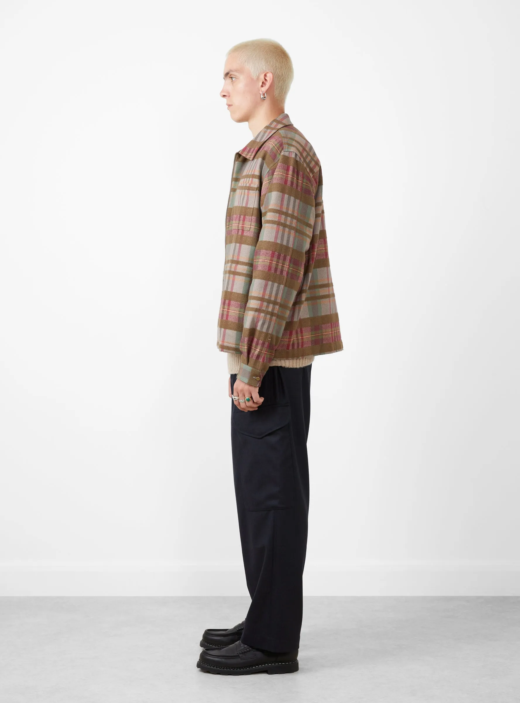 Herringbone Check Bowie Shirt Multi