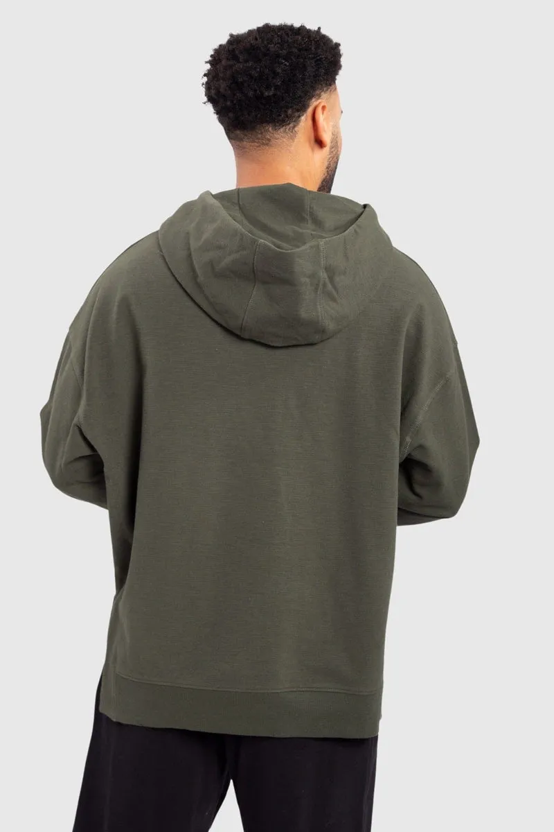 Hoodie Sweatshirt with Side Split