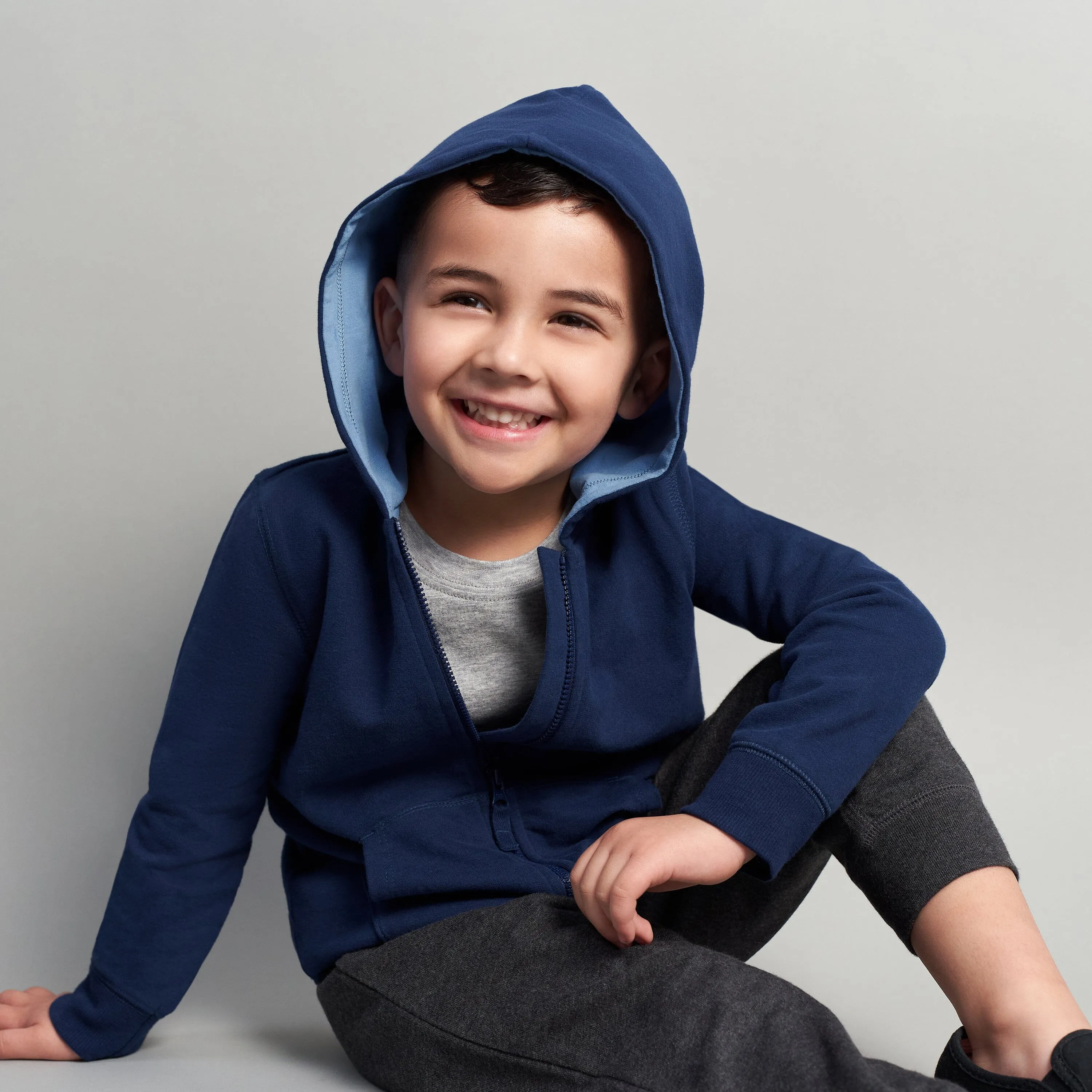 Infant & Toddler Boys Navy Hoodie