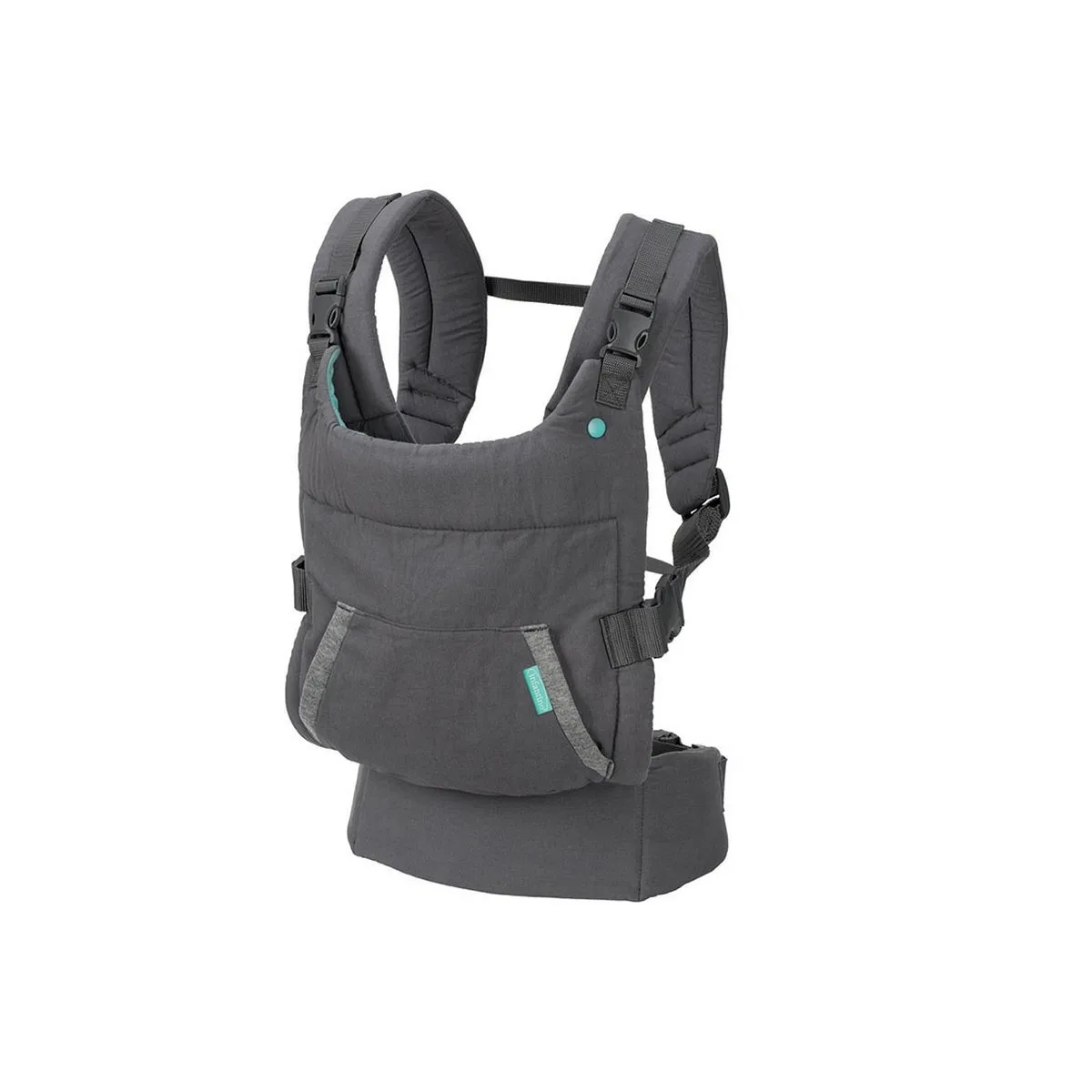 Infantino Cuddle Up Ergonomic Hoodie Carrier  (2-way) Grey