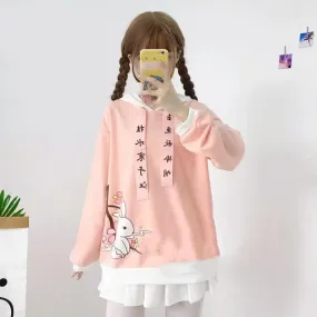 Japanese Bunny Hoodie