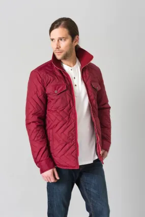 'Kimes Ranch' Men's Skink Jacket - Burgundy